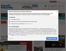 Tablet Screenshot of dziennikbaltycki.pl